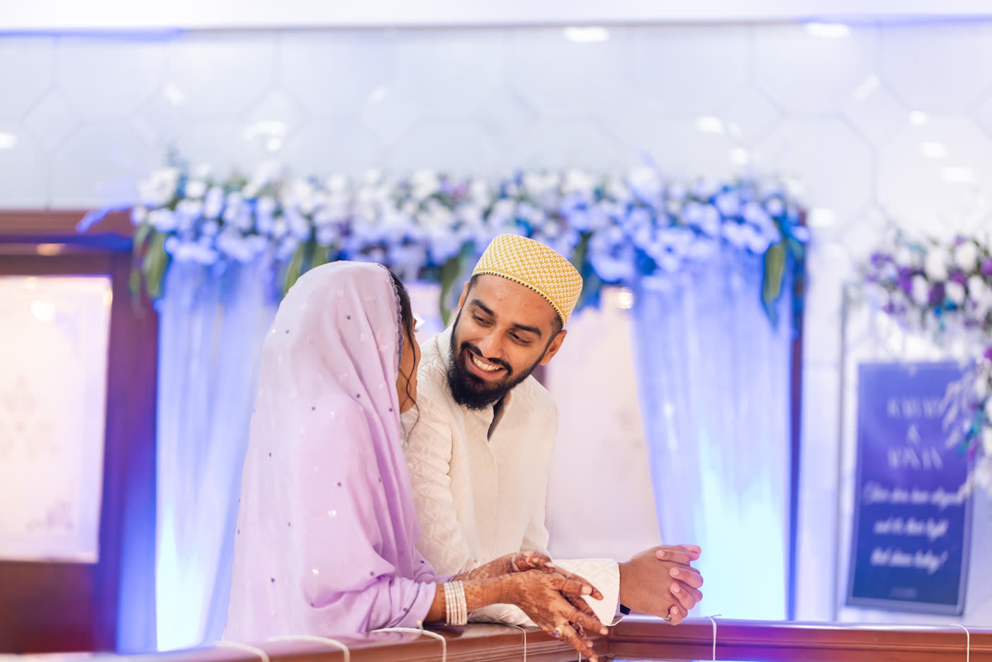 The quiet signatures of the nikah